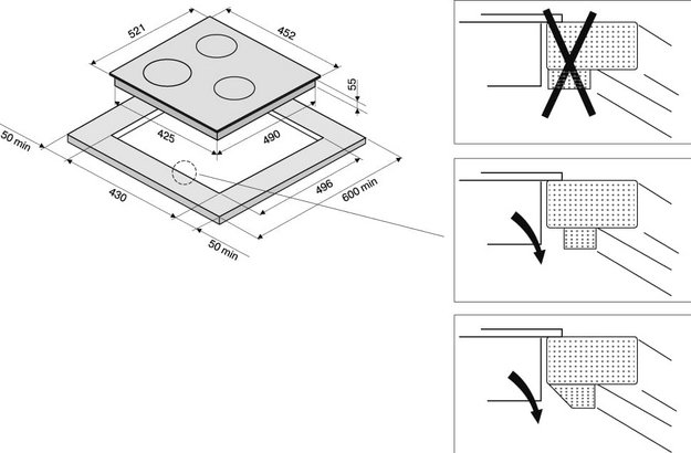 Индукционная варочная панель KRONA PRESTO 45 BL в Тюмени (preview 9)