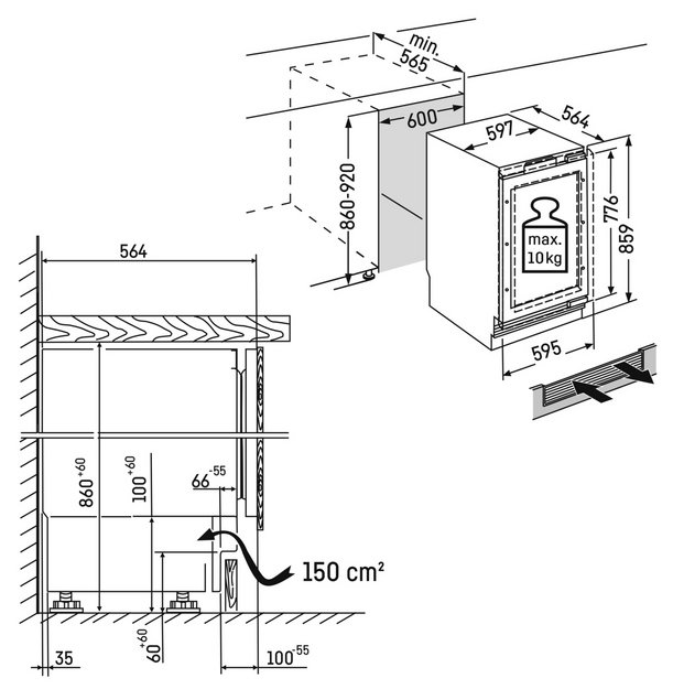 Встраиваемый винный шкаф Liebherr UWpri 3761 Vinidor Selection в Тюмени (preview 6)