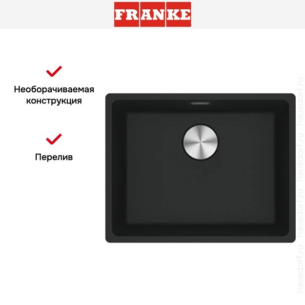 Мойка Franke MRG 110-52 черный матовый в Тюмени (preview 7)
