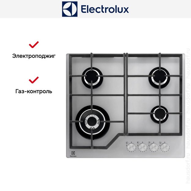 Варочная панель Electrolux KGG64362S в Тюмени (preview 7)