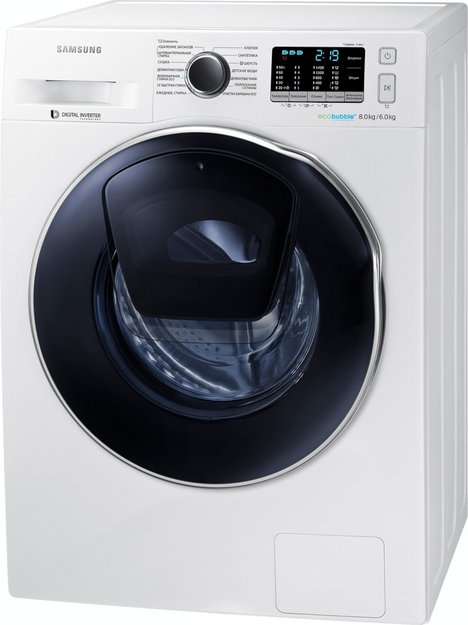 Стирально-сушильная машина Samsung WD 80K5410 OW в Тюмени (preview 5)