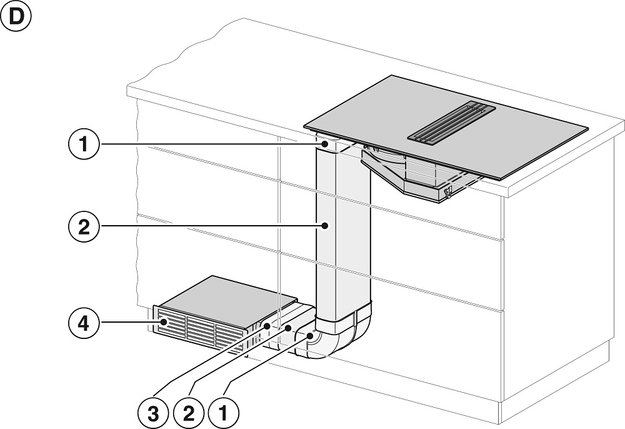 Индукционная варочная панель с вытяжкой Miele KMDA 7634 FR в Тюмени (preview 7)
