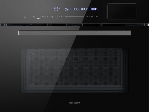 Компактный духовой шкаф с СВЧ и паром Weissgauff OEMS 459 PDB в Тюмени (preview 1)