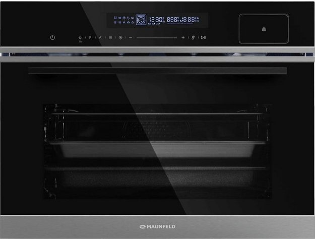 Компактный духовой шкаф с паром Maunfeld MCMO5016STGB в Тюмени (preview 1)