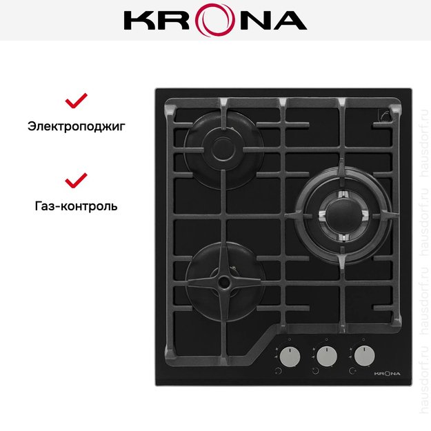 Варочная панель KRONA CORNIOLA 45 BL в Тюмени (preview 2)