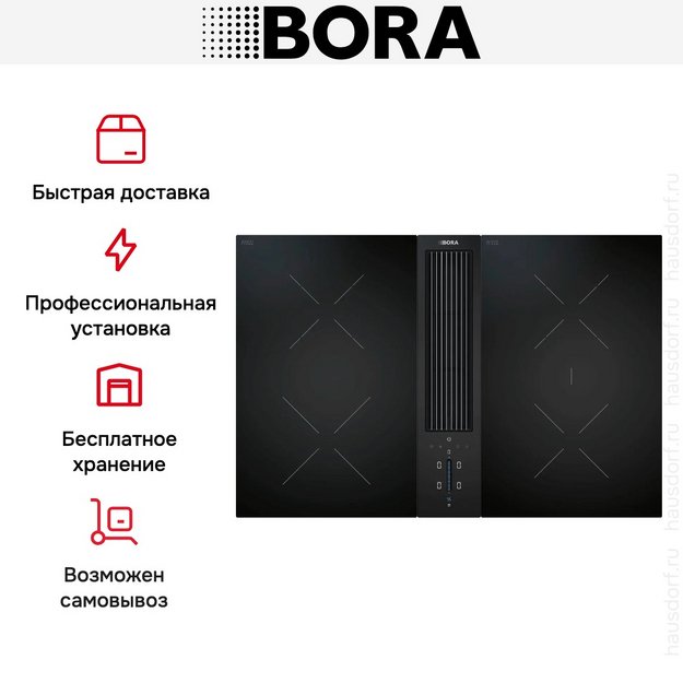 Варочная панель с вытяжкой и установочным комплектом BORA CKA2HB (1xCKA2, 1xCKCH, 1xCKCB, 1xUESDFSL) в Тюмени (preview 10)