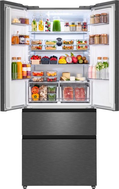 Отдельностоящий холодильник Weissgauff WFD 450 Built-in Inverter NoFrost Dark Inox в Тюмени (preview 5)