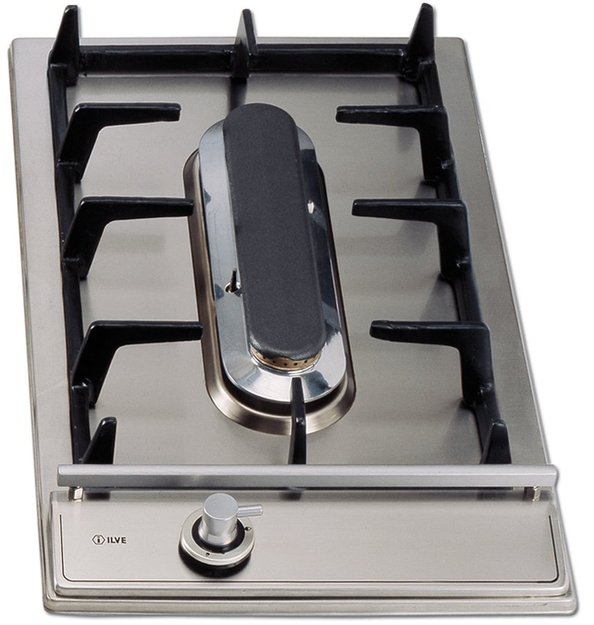 Варио-прибор (ДОМИНО) Ilve H30PV Stainless-Steel (ручки латунь) в Тюмени (preview 1)