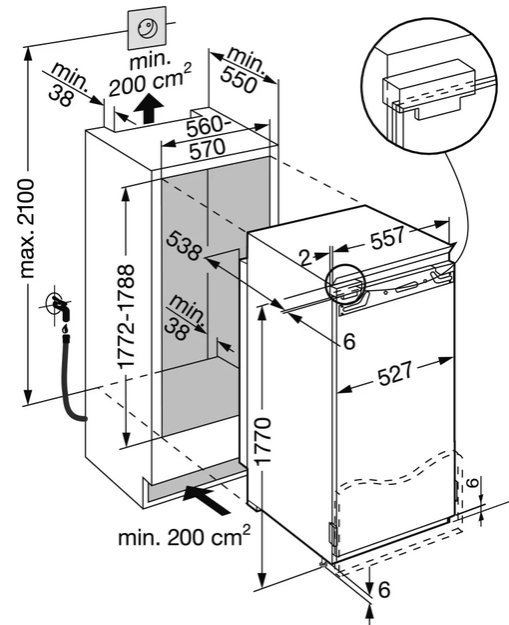 Встраиваемый морозильник Liebherr SIGN 3566 Premium NoFrost в Тюмени (preview 4)