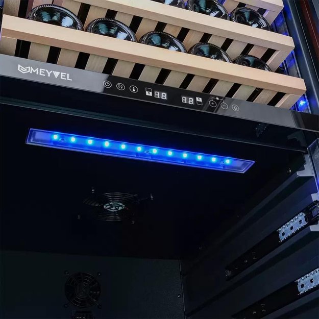 Винный шкаф Meyvel MV99PRO-KBT2 (Тёмный шоколад) в Тюмени (фото 14) Винный шкаф Meyvel MV99PRO-KBT2 (Тёмный шоколад) в Тюмени (preview 14)