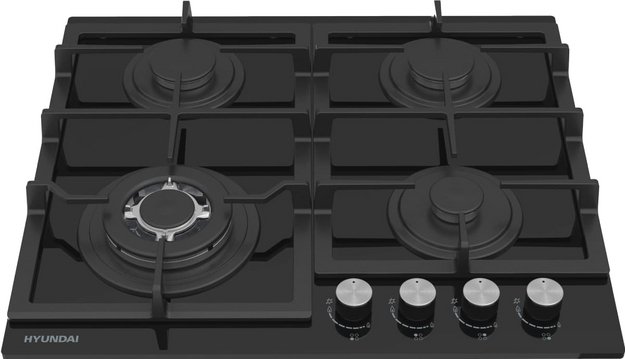 Газовая варочная панель Hyundai HHG 6436 BG в Тюмени (preview 2)