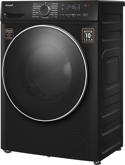 Стиральная машина Weissgauff WM 4627 Touch Inverter Steam Black в Тюмени (preview 4)
