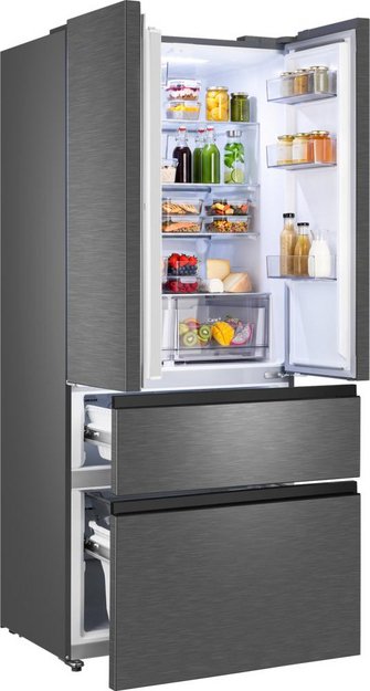 Отдельностоящий холодильник Weissgauff WFD 450 Built-in Inverter NoFrost Dark Inox в Тюмени (preview 8)