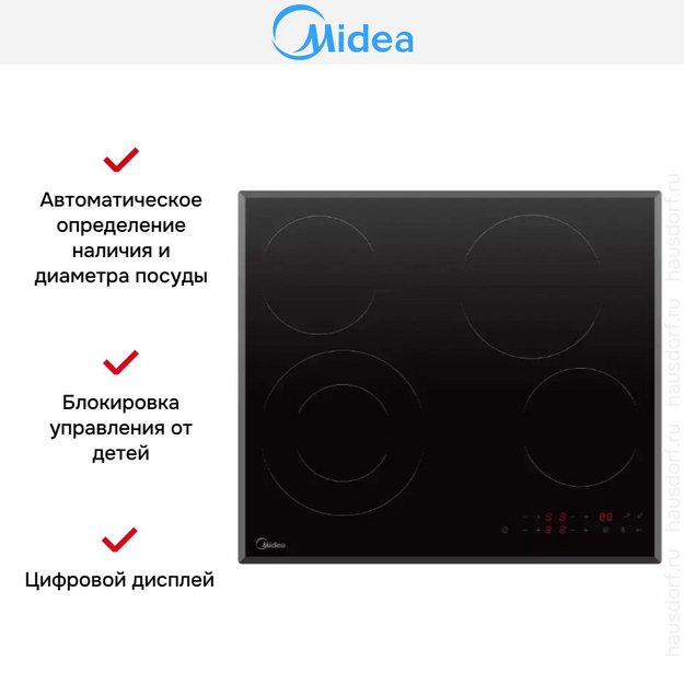Варочная панель Midea MCH64407F в Тюмени (preview 7)