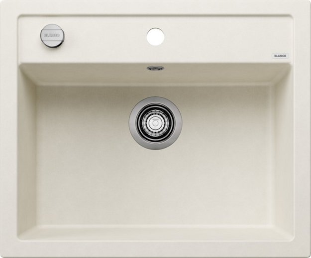 Мойка BLANCO DALAGO 6 Silgranit мягкий белый, клапан-автомат в Тюмени (preview 1)