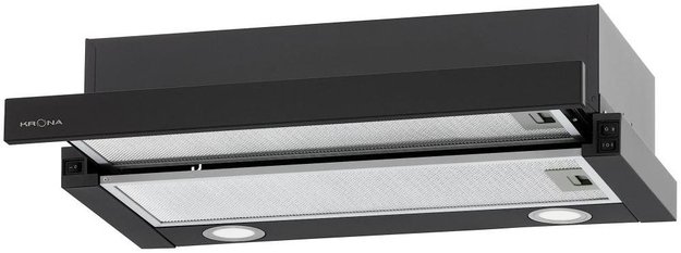 Встраиваемая вытяжка Krona KAMILLA T 600 BLACK (1 мотор) в Тюмени (preview 1)