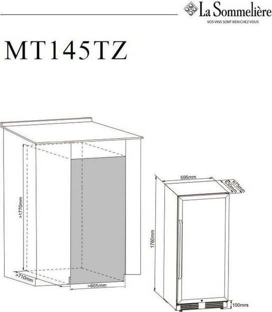 Винный шкаф La Sommeliere MT145TZ в Тюмени (preview 10)
