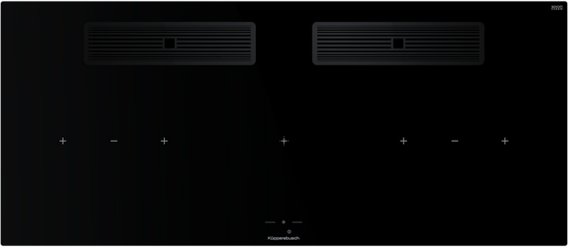 Индукционная варочная поверхность с вытяжкой Kuppersbusch KMI 12850.0 SR-S Black Chrome в Тюмени (preview 1)