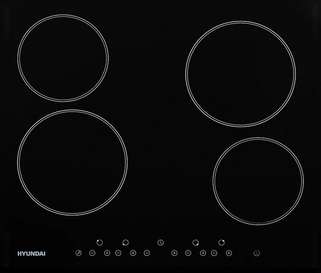 Варочная панель Hyundai HHE 6450 BG в Тюмени (preview 1)