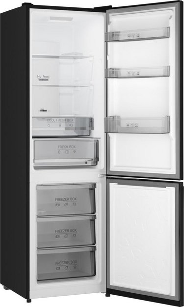 Отдельностоящий холодильник с инвертором Weissgauff WRK 2000 Total NoFrost Inverter Black Inox в Тюмени (preview 2)