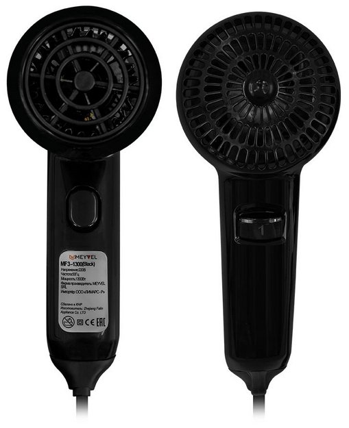 Настенный фен Meyvel MF3-1300 (Black) в Тюмени (preview 1)