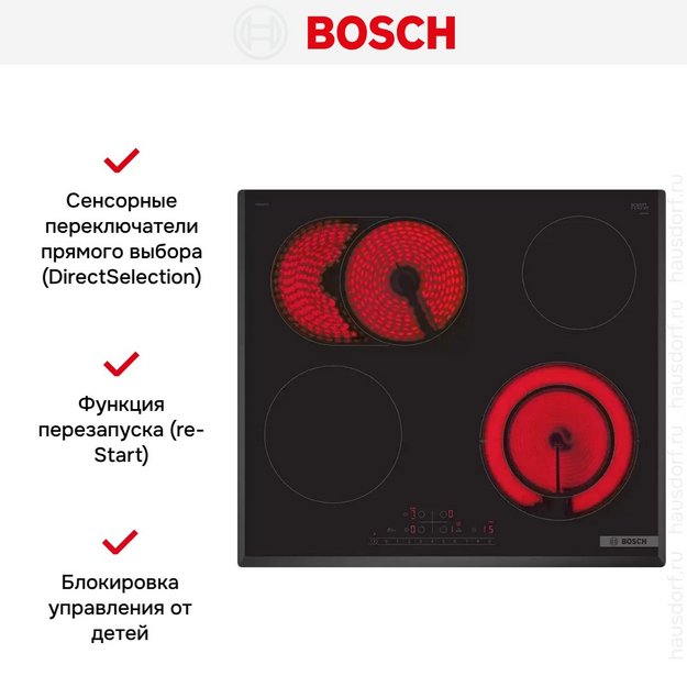 Варочная панель Bosch PKN651FP2E в Тюмени (preview 5)