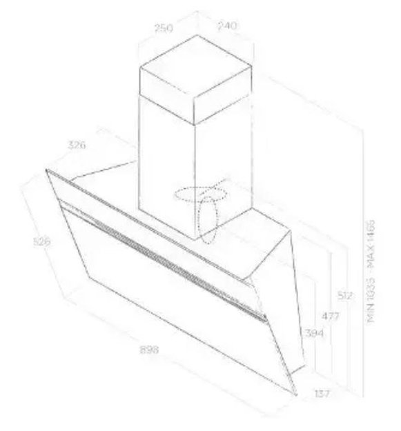 Вытяжка ELICA STRIPE URBAN CAST IRON/A/90 в Тюмени (preview 7)