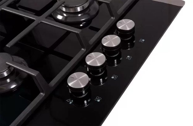 Газовая варочная панель из закаленного стекла Zigmund Shtain M 21.6 S в Тюмени (preview 3)