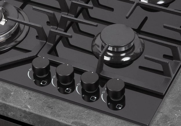 Газовая варочная панель из закаленного стекла Zigmund Shtain M 32.6 B в Тюмени (preview 2)