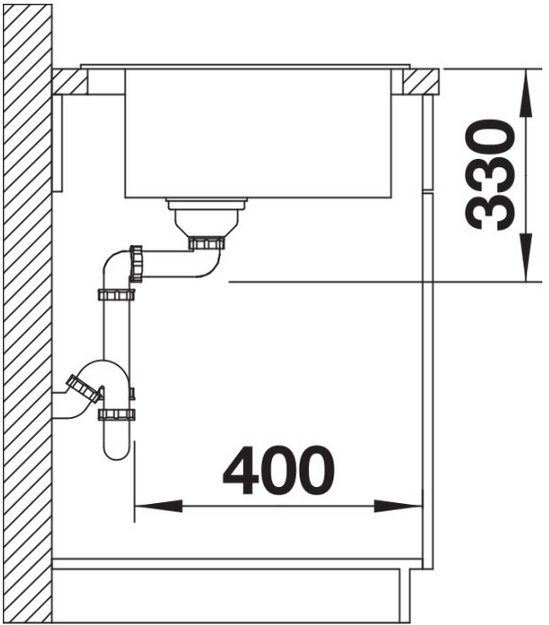 Мойка BLANCO NAYA 6 Silgranit серый беж в Тюмени (preview 7)
