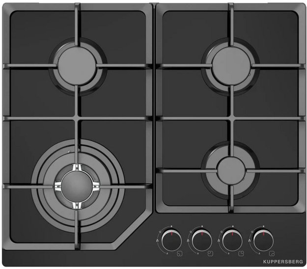 Газовая варочная панель Kuppersberg FG 60 B в Тюмени (preview 1)