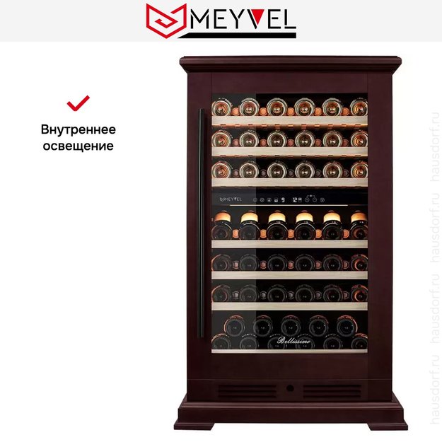 Винный шкаф Meyvel MV77PRO-KBT2 (Спелая вишня) в Тюмени (preview 17)