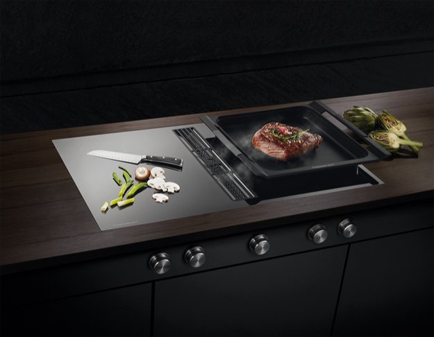 Варочная панель с вытяжкой Kuppersbusch KMI 9850.0 SR Copper в Тюмени (preview 2)