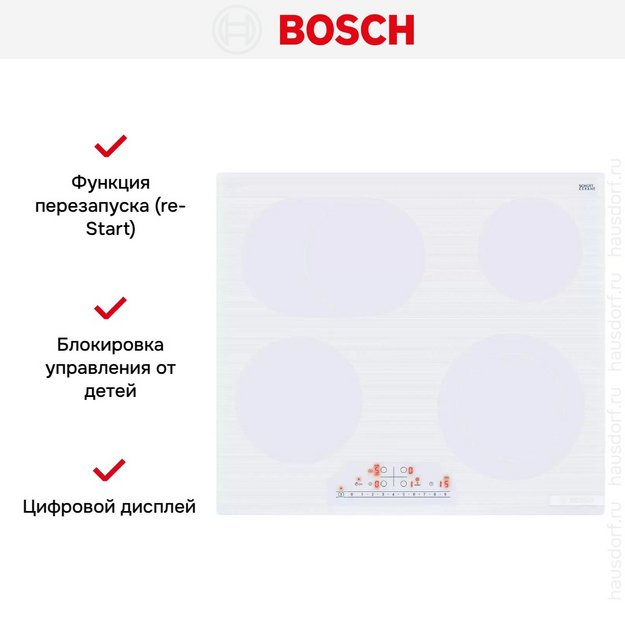 Электрическая варочная панель Bosch PKN652FP2E в Тюмени (preview 4)