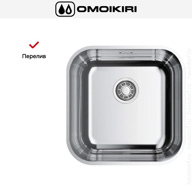 Мойка Omoikiri Omi 44-U/IF Quadro в Тюмени (preview 5)