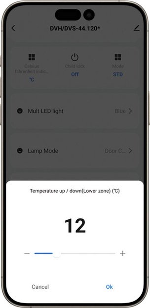 Винный шкаф Dunavox DVH-19.50B.TO в Тюмени (preview 9)
