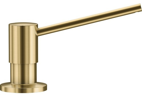 Дозатор для жидкого мыла Blanco Torre сатин золото 526700 в Тюмени (preview 1)