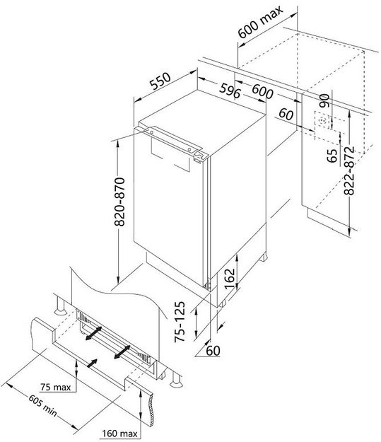Встраиваемая морозильная камера Korting KSI 8217 F в Тюмени (preview 7)
