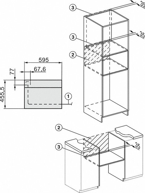 Встраиваемая микроволновая печь Miele H 7140 BM EDST/CLST в Тюмени (preview 6)