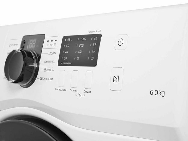 Стиральная машина Samsung WF60F1R2F2W в Тюмени (preview 7)