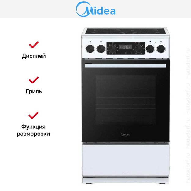 Электрическая плита Midea MFO-D4E20T9E(WH) в Тюмени (preview 2)