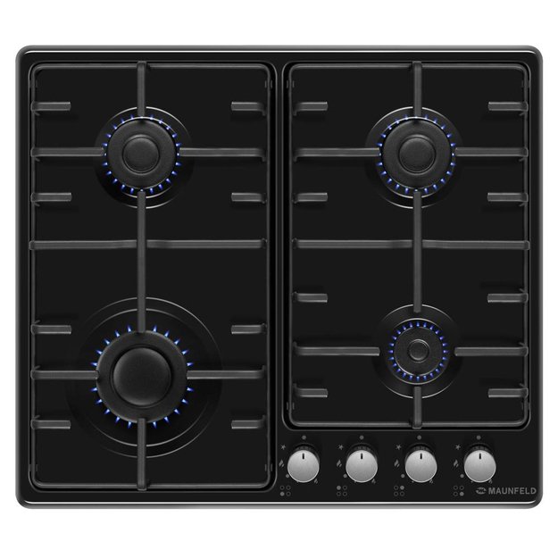 Газовая варочная панель MAUNFELD EGHE.64.3STS-EB в Тюмени (preview 1)