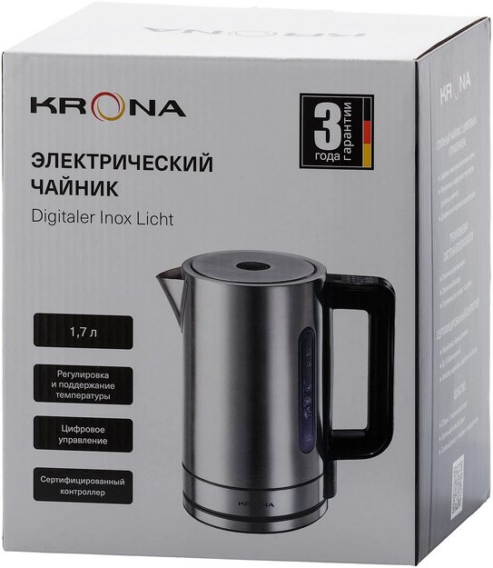 Чайник KRONA Digitaler Inox Licht КА-00008504 в Тюмени (preview 12)