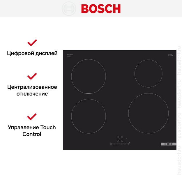 Индукционная варочная панель Bosch PUE 611 BB5E в Тюмени (preview 6)