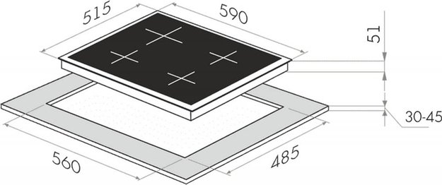 Газовая варочная панель MAUNFELD EGHG.64.2CB\G в Тюмени (preview 19)
