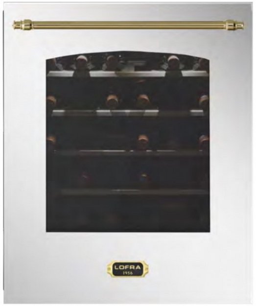 Встраиваемый винный шкаф Lofra ZBRS36T BRASS две зоны в Тюмени (preview 1)