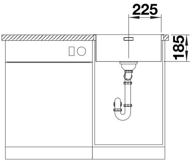 Мойка BLANCO SOLIS 450-IF нержавеющая сталь в Тюмени (preview 6)