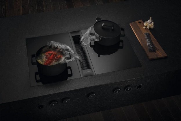 Варочная панель с вытяжкой и установочным комплектом BORA PKAS3FIAB (1x PKAS3AB, 2x PKFI3, 1x EFBV90, 1x EFS375, 1xEFV) в Тюмени (preview 3)