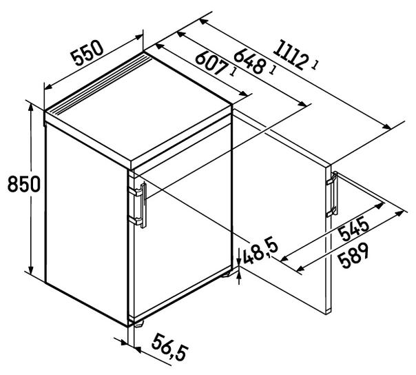 Холодильник Liebherr Rdgd 1400 Pure в Тюмени (preview 12)