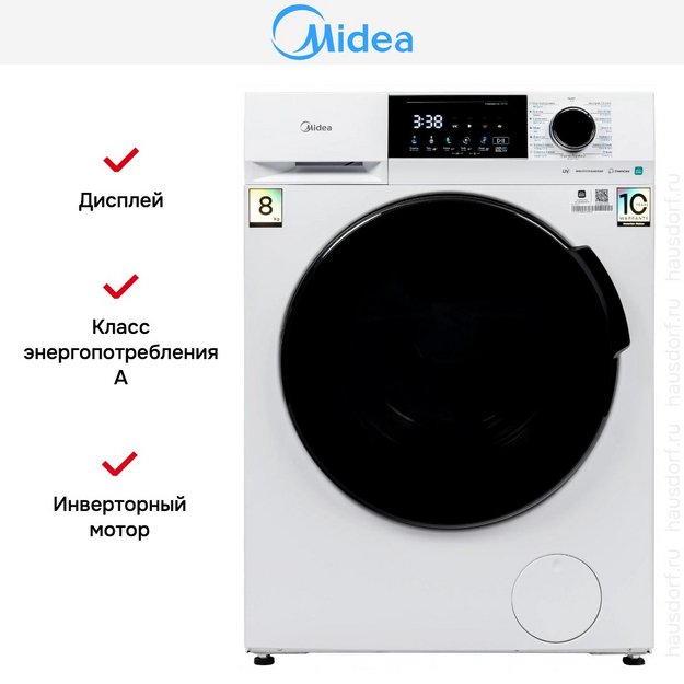 Стиральная машина Midea MFC3814BSW47/W в Тюмени (preview 8)